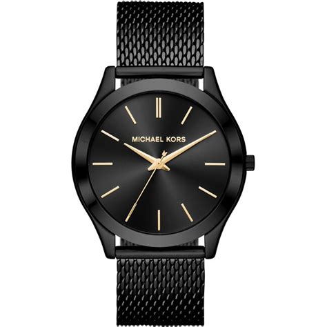 michael kors mk8417 men'|Michael Kors slim runway black.